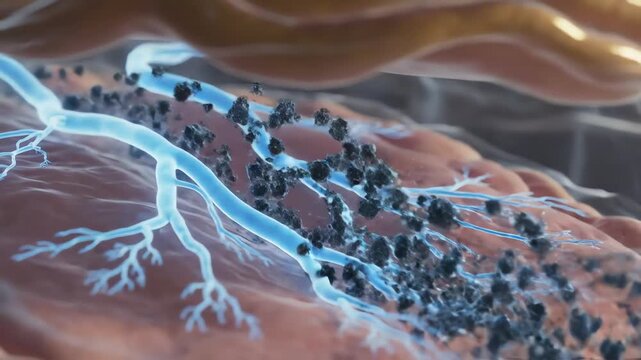 Toxin removal through lymphatic activation, fluid movement beneath translucent layers of skin