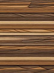 Wooden arrow-shaped pattern design