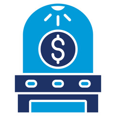 Incubator Flat Blue Icon