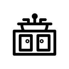 Stove & Kitchen Cabinet