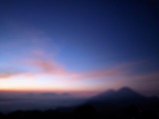 sunrise on the mountains