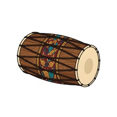 Kendang Traditional Indonesian Double-Sided Drum