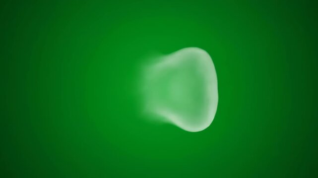 green apple on a green background