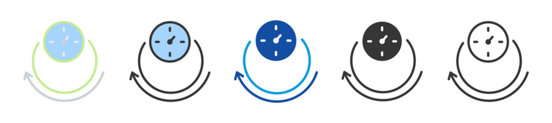 weight management icon set multi style various collection