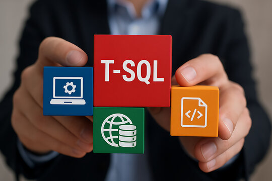 Concept of T-SQL procedural extension SQL programing language. Learn SQL programming language, computer 