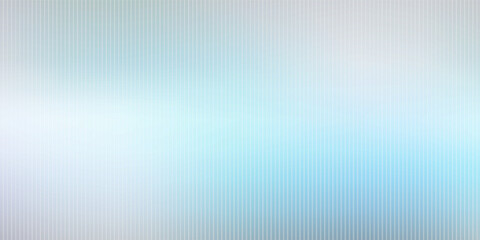 Vector ribbed glass texture background. Blue white grey green ribbed glass. Mesh gradient. acrylic ribbed bath surface. Reeded glass background semitransparent overlay. Bath wall window
