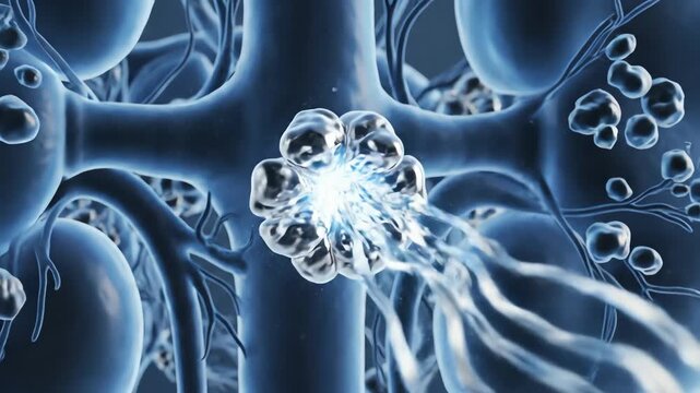 Orthosiphon stamineus cleansing the kidneys, through the renal cortex where microscopic toxins dissolve in shimmering ripples