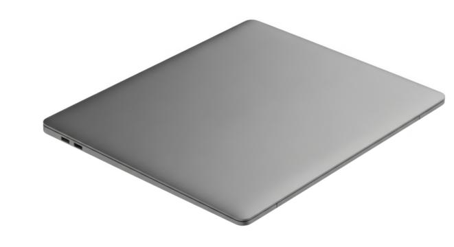 Sleek Silver Laptop Modern Technology for Work and Play. - Powered by Adobe