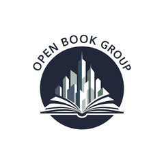 Open Book Group logo with a city skyline emerging from its pages.