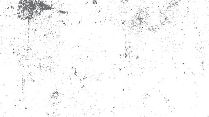 White background with scattered irregular dark gray speckles and splotches creating a grunge texture effect