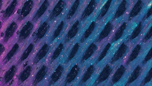 Abstract Cosmic Galaxy Pattern with Purple and Blue Hues.