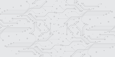 Grey white Abstract technology background, Hi tech digital connect, communication, high technology concept, science, technology background eps 10