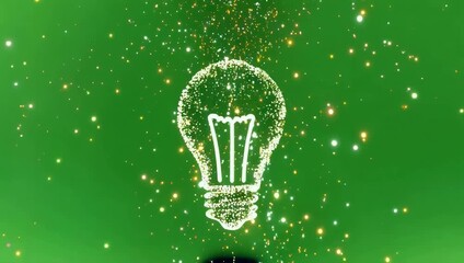 playful Ultra HD 4K vertical background showing falling lightbulb emoji particles symbolizing creativity ideas innovation perfect modern educational projects tech themed visuals stock footage use - Powered by Adobe