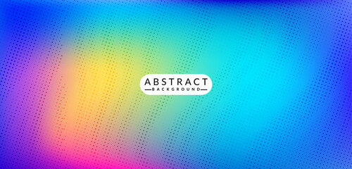 Vibrant gradient abstract background with halftone dots creates a modern and dynamic visual texture for design projects.