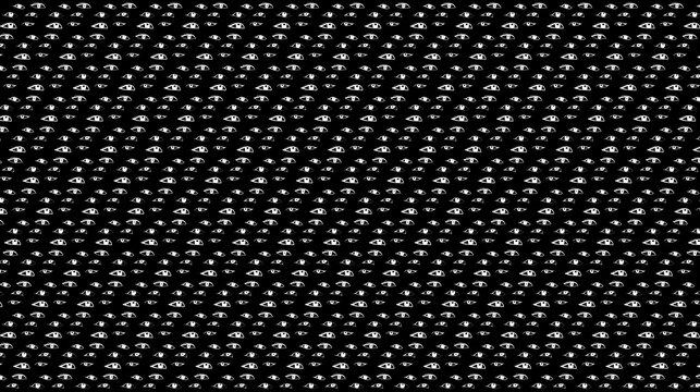 6 types of eye illustration patterns, eye illustration pattern background, eye illustration, simple illustration background, simple background 2