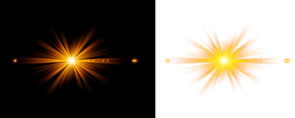 Light flare, Glowing light explodes. Light effect. ray. shining sun, bright flash. Special lens flare light effect.