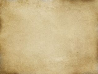 Grunge beige old dirty paper background.