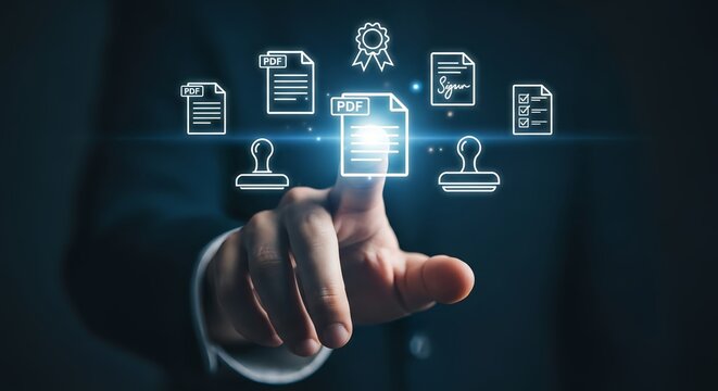 Seamless digital document workflow with touch interface for modern business needs now - Powered by Adobe