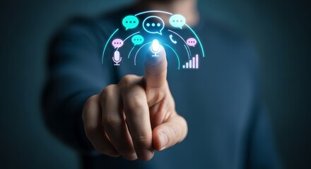 Elevate communication with touch interface, engaging audience using modern technology