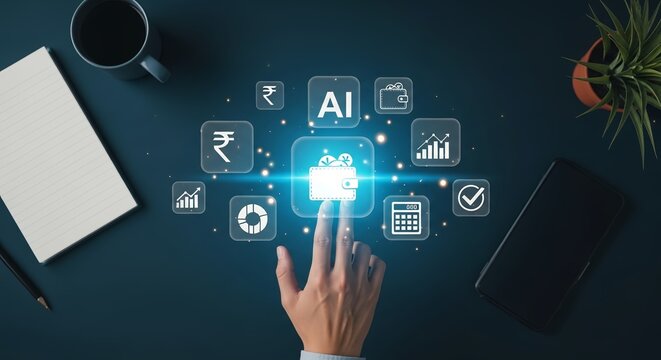 Modern financial technology solution with artificial intelligence for digital wallet