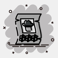 Icon wanted. Pirates theme elements. Icon in comic style.