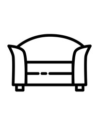 Minimalist Furniture Line Icon