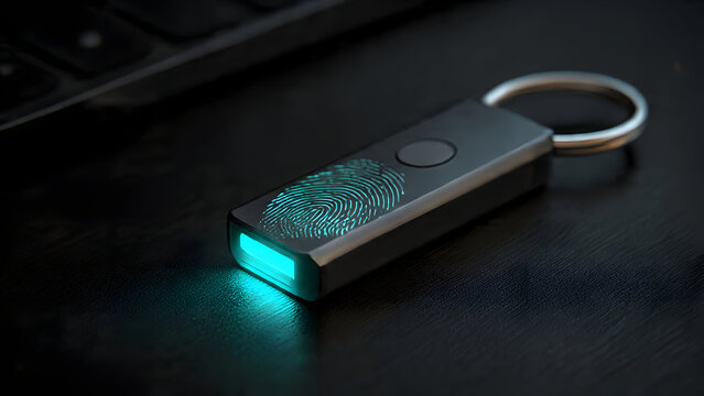 Photorealistic cybersecurity dashboard showing 2FA authentication status with multiple device icons, security badges, and real-time threat monitoring on professional interface