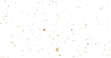 Confetti partical isolated background. 3d Rendering Transparent Confetti. Colorful Confetti against a White Background Tranparent BG Confeti. 