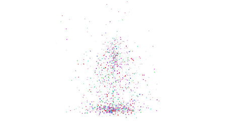 Confetti partical isolated background. 3d Rendering Transparent Confetti. Colorful Confetti against a White Background Tranparent BG Confeti. 