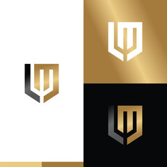 monogram Letter LM logo icon