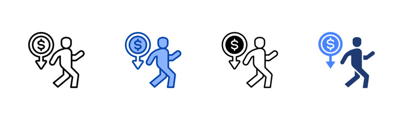 Low Cost icon set multiple style collection