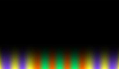 Abstract dark gradient background with vertical colorful light bars, vibrant digital art texture for modern design, futuristic backdrop for technology, creative wallpaper, or visual graphic template 
