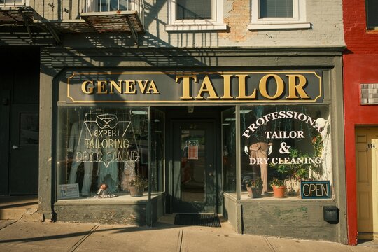 Geneva Tailor vintage sign, Geneva, New York