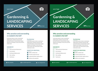 lawn care flyer design template. landscaping and gardening lawn care service flyer, poster, leaflet design lawn care garden or landscaping services This editable social media flyer template enhances y
