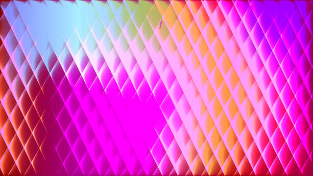 Vibrant gradient diamond pattern with a futuristic, glowing, abstract digital art background evoking energy and innovation