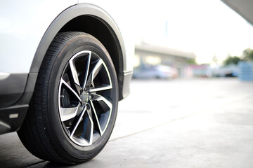 Inflating your tires helps save fuel.