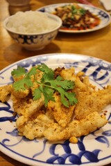 Sichuan cuisine (Chinese cuisine): fried fish with Sichuan pepper