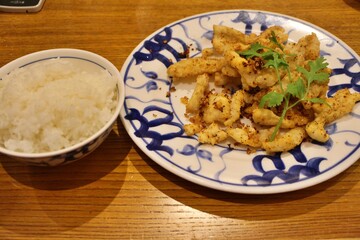 Sichuan cuisine (Chinese cuisine): fried fish with Sichuan pepper