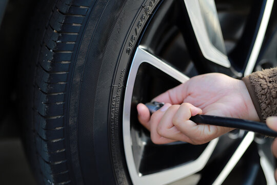 Inflating your tires helps save fuel.