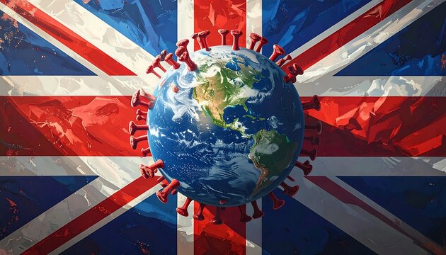 The United Kingdom facing the COVID-19 pandemic, global health crisis concept - Powered by Adobe