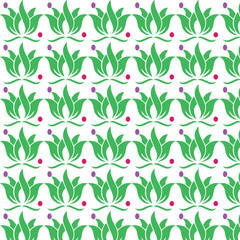 seamless pattern with flowers