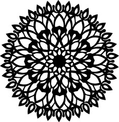 Elegant Floral Mandala