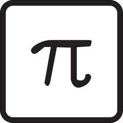 12 math symbols icons. outline thin line icons such as plus, square root, math, infinity, divide, brackets, isolated on transparent background