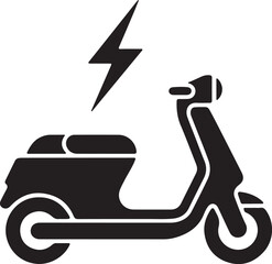 motorcycle icon vector illustration