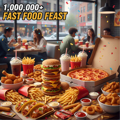 Fototapeta premium 1,000,521 Fast Food Stock Photos - Free & Royalty