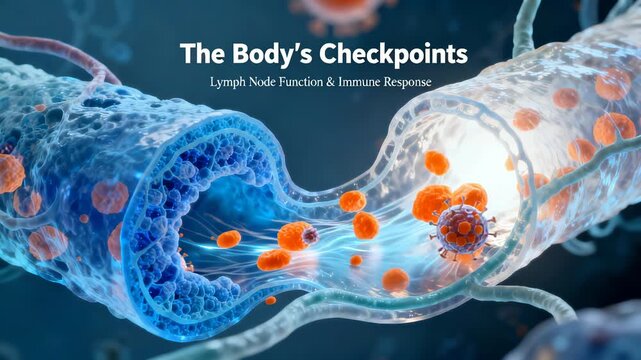Lymph Node Immune Response: Cellular Defense Against Infection, Body's Checkpoints