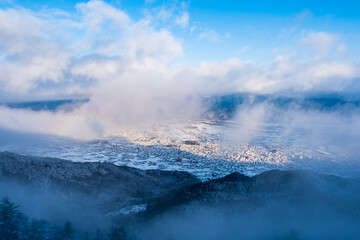 雪国　町並み　日本