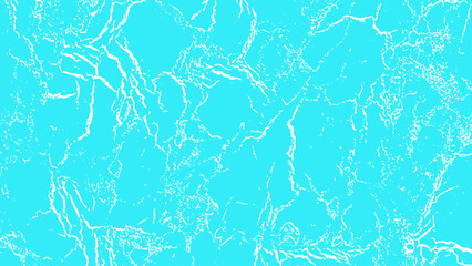 Abstract turquoise background with white marble vein pattern creating a modern aesthetic