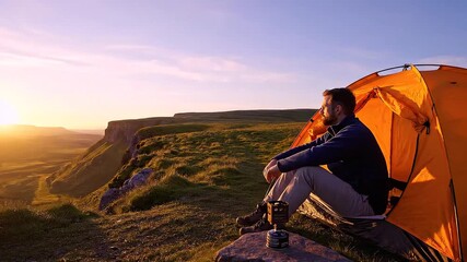 Majestic snow-capped mountains reflecting in a calm icy lake with a small cabin nestled amongst the peaks under a clear blue sky, a breathtaking winter panorama