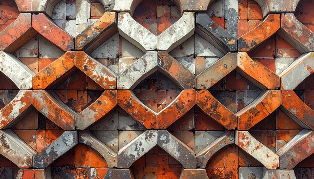 Decorative Brick Wall Texture.